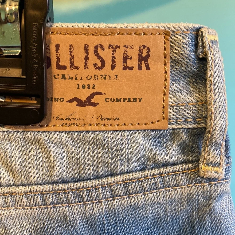 NWT Hollister Juniors Vintage Classic Hollister Size 5/W27 Jean Shorts - Picture 7 of 8